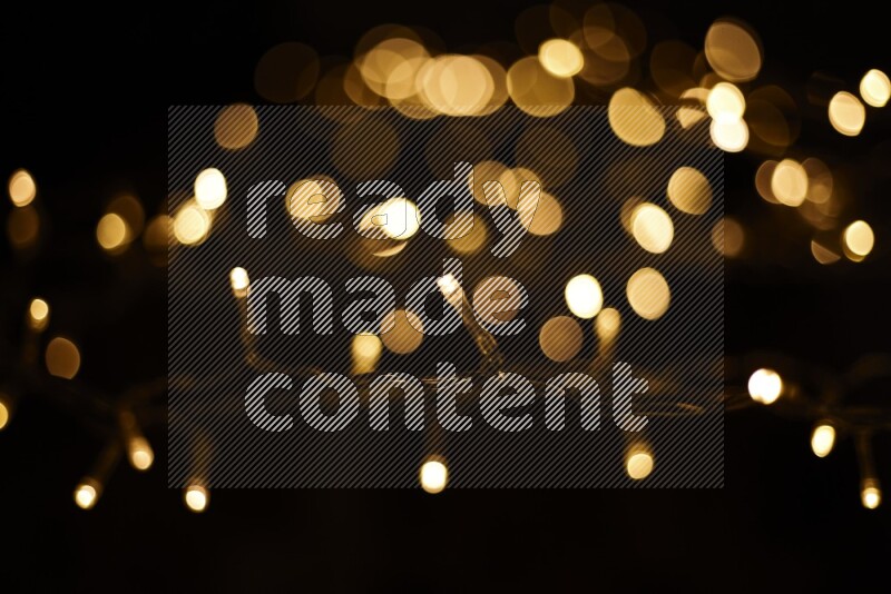 Bokeh light in yellow