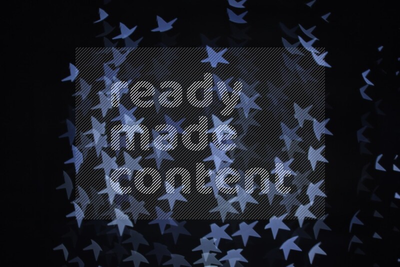 Bokeh light in star shape