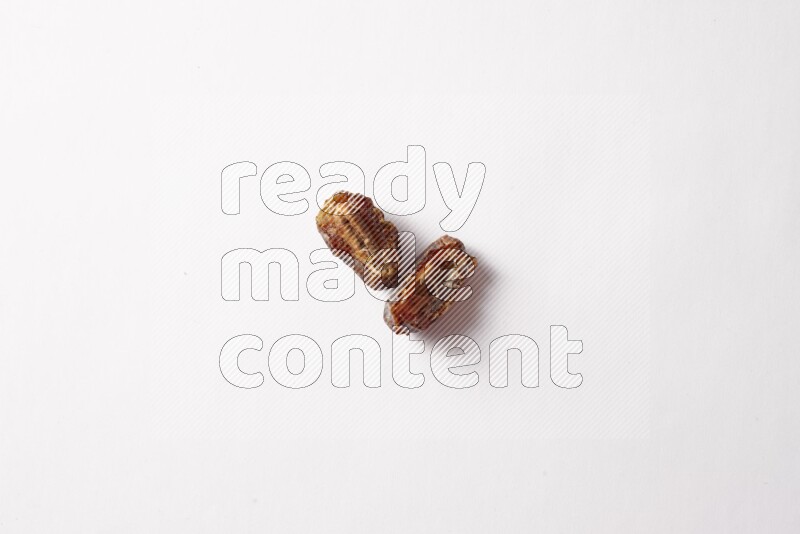 Dates on white background