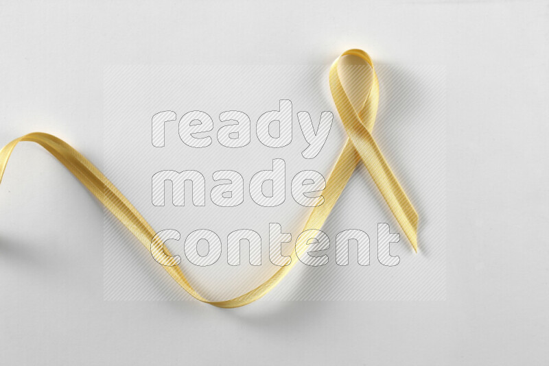 Cancer awareness ribbons on white background