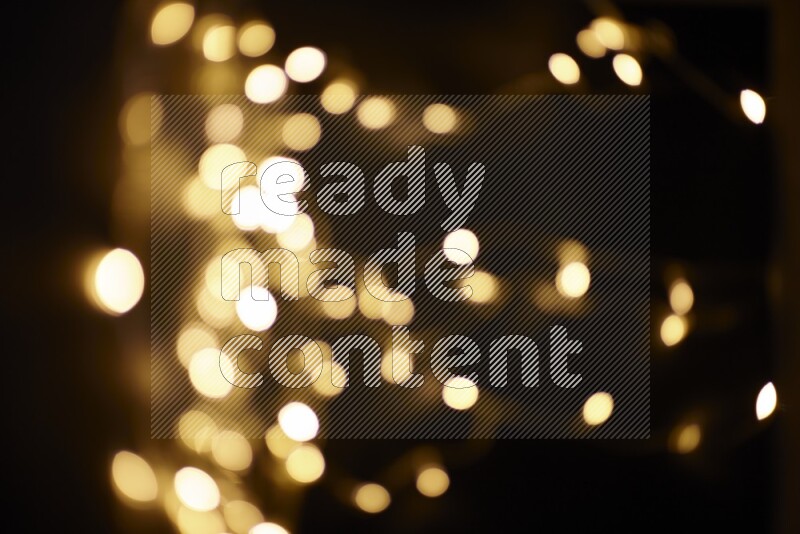 Bokeh light in yellow