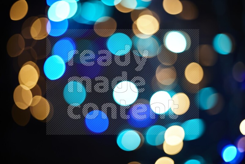 Bokeh light in multicolor