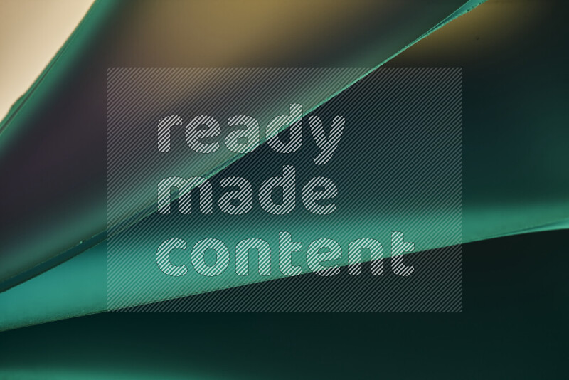 فن تجريدي يعرض منحنيات مع تدرجات الألوان الباردة مكونه بضوء ملون