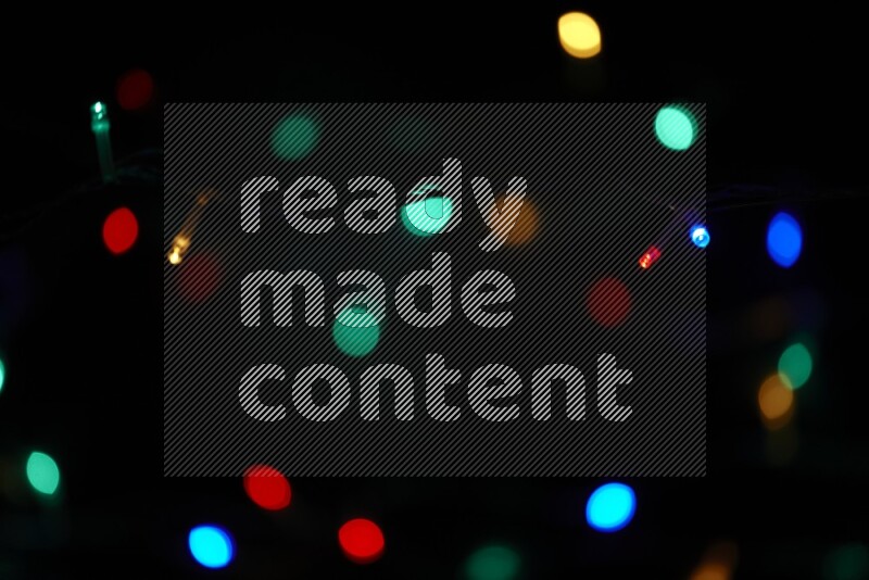 Bokeh light in multicolor