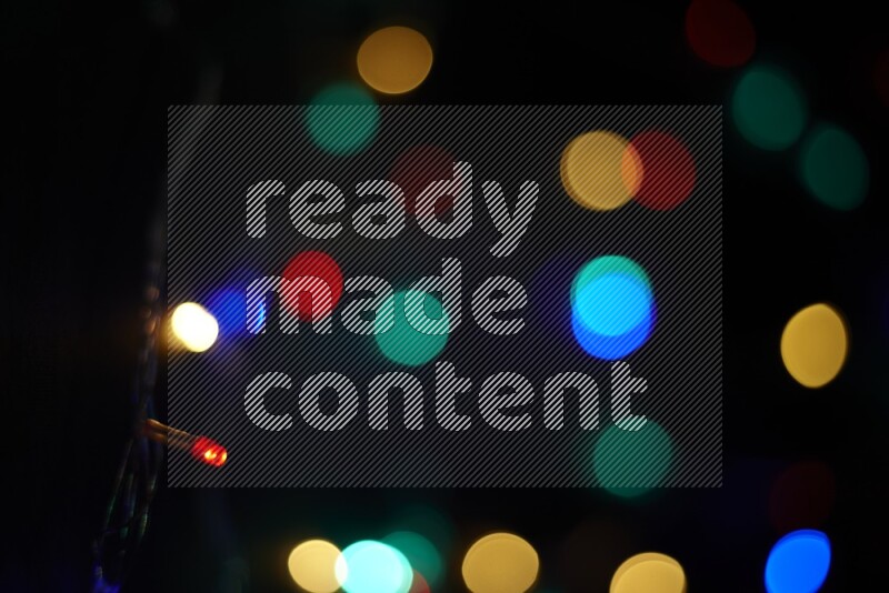 Bokeh light in multicolor