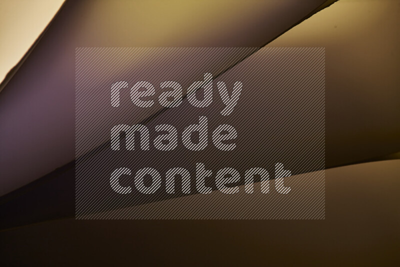 An abstract art piece displaying smooth curves in warm and cold gradients created by colored light