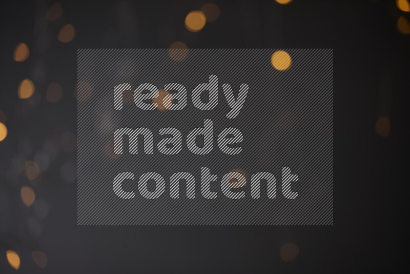 Abstract bokeh light with flare haze