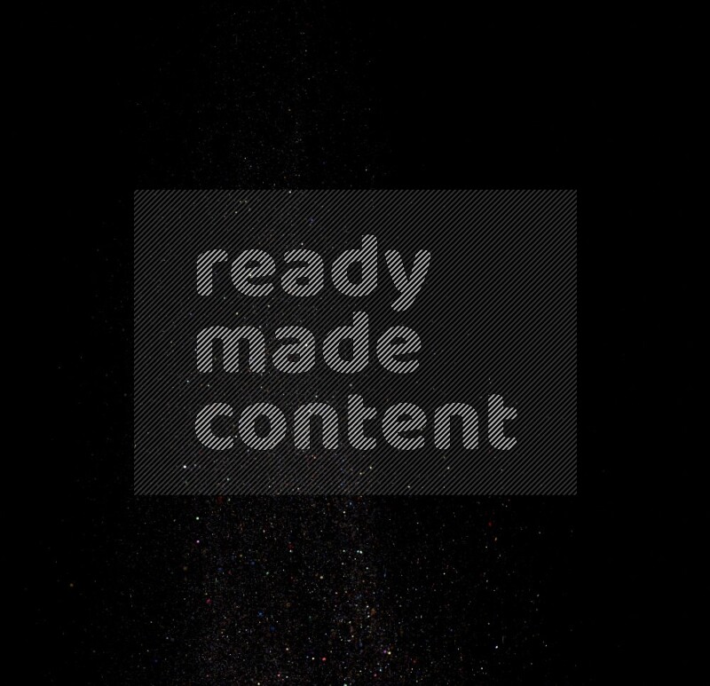 Multicolored glitter powder isolated on black background