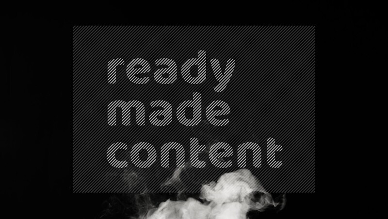 irregular white smoke on black background.