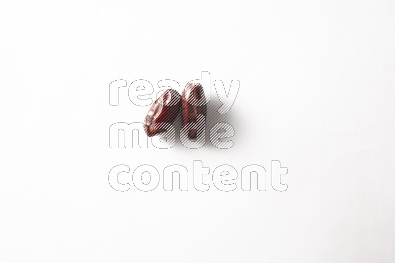 Dates on white background