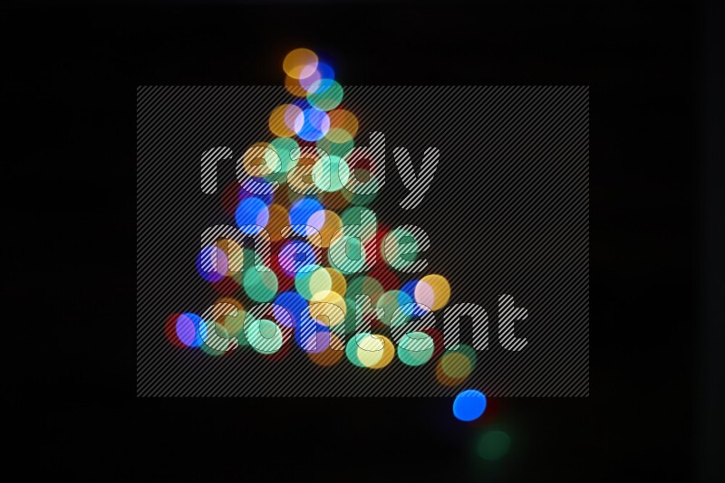 Bokeh light in multicolor