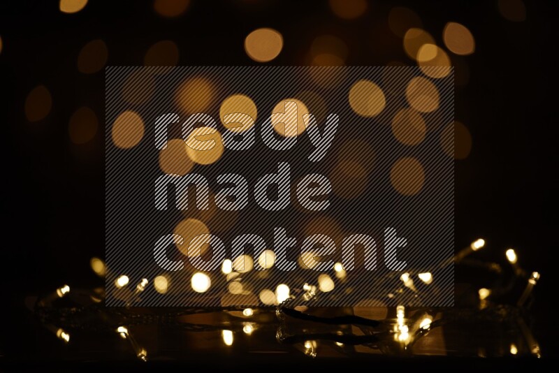 Bokeh light in yellow