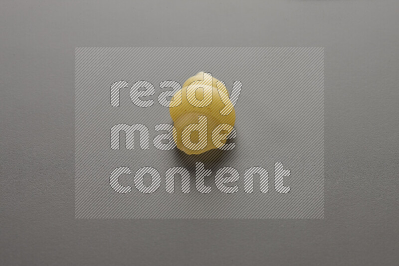 Snails pasta on grey background