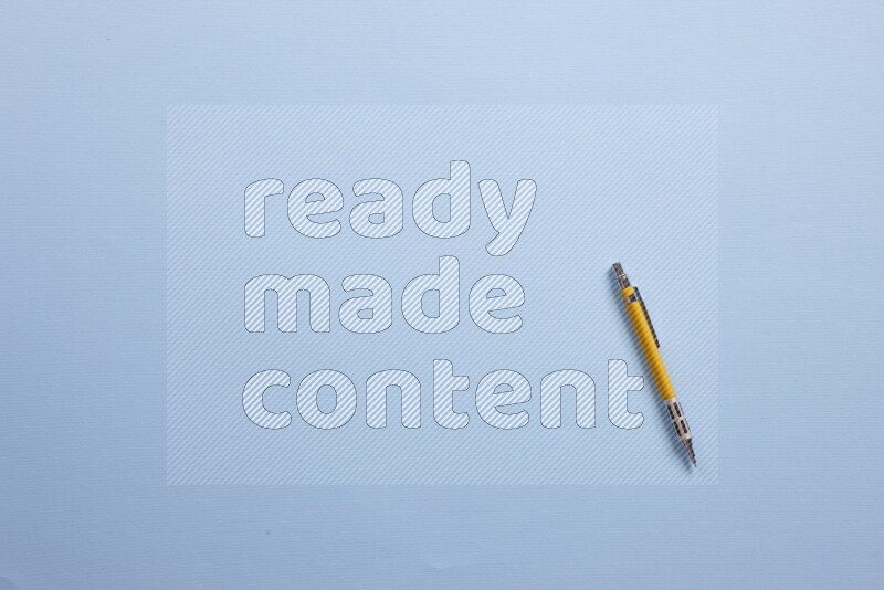 Different school supplies on blue background
