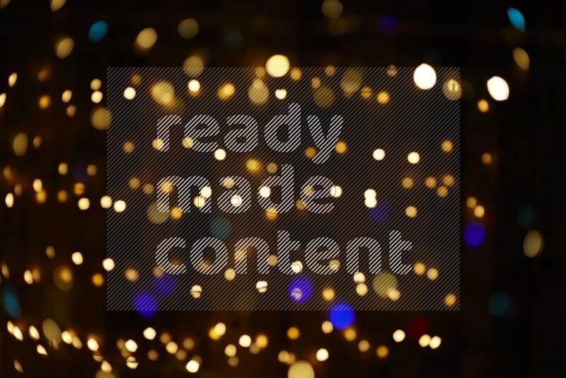 Bokeh light in multicolor