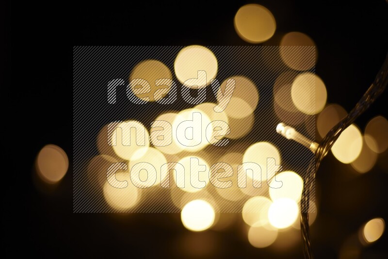 Bokeh light in yellow