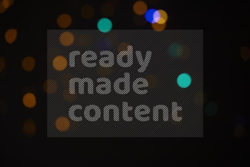 Bokeh light in multicolor