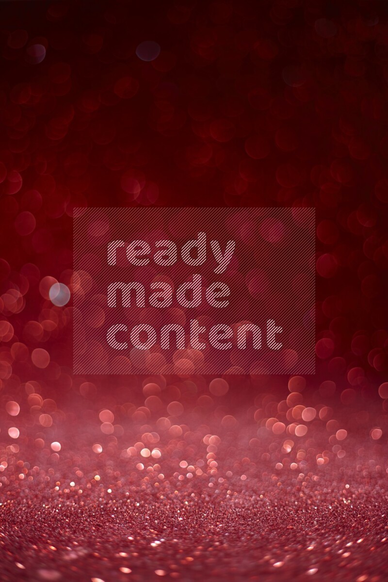 Red glittery bokeh background