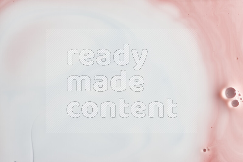 A close-up of abstract swirling patterns in red and white