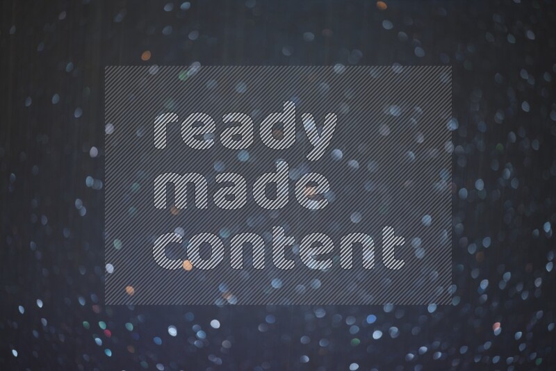 Blue glittery bokeh background