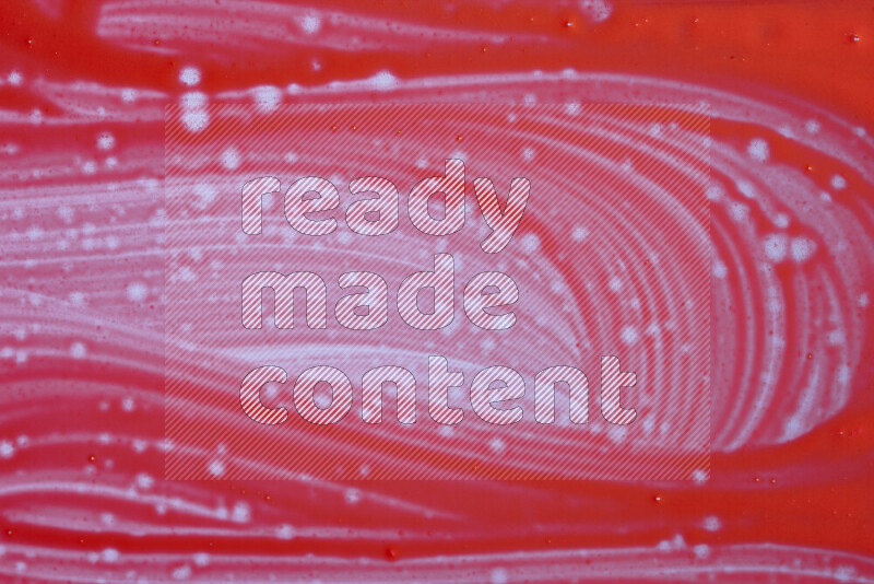 Close-ups of abstract red paint texture in different shapes