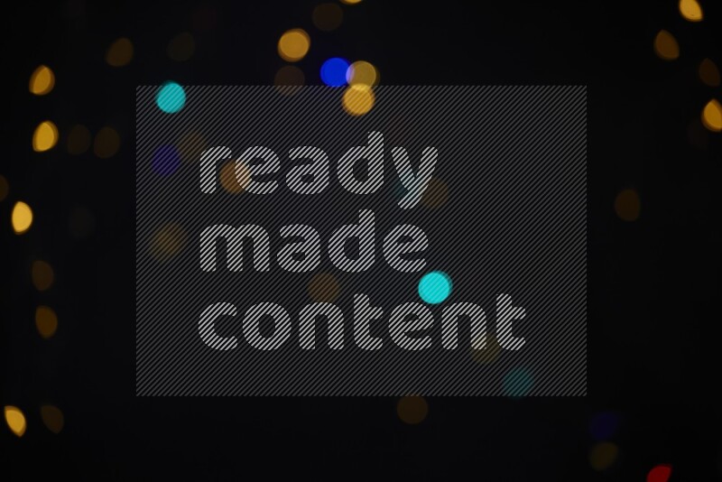 Bokeh light in multicolor