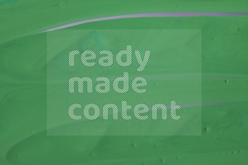 Close-ups of abstract green paint texture in different shapes