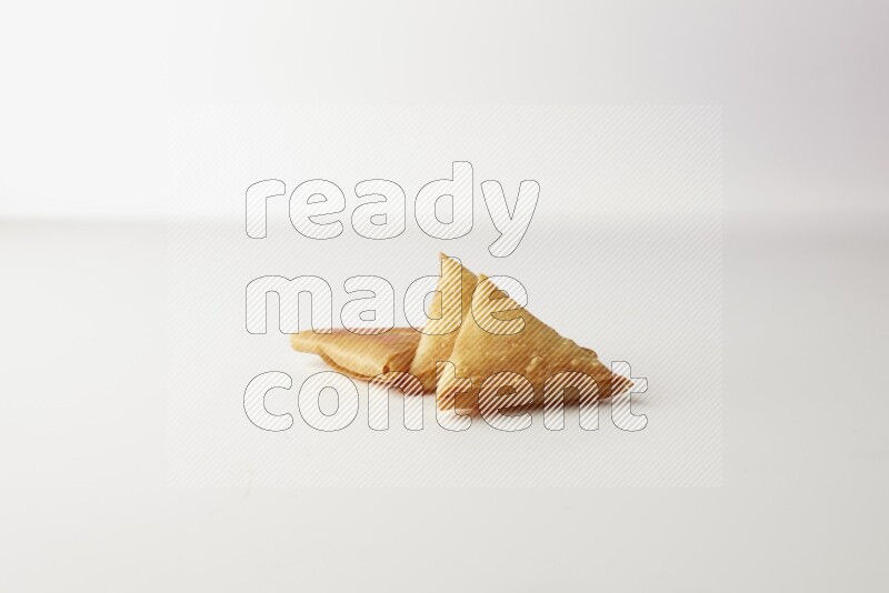 sambosas on a white background