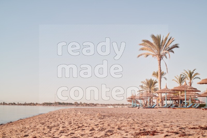 Resort view on the beach