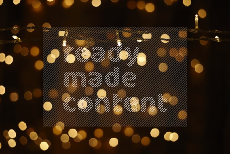 Bokeh light in yellow