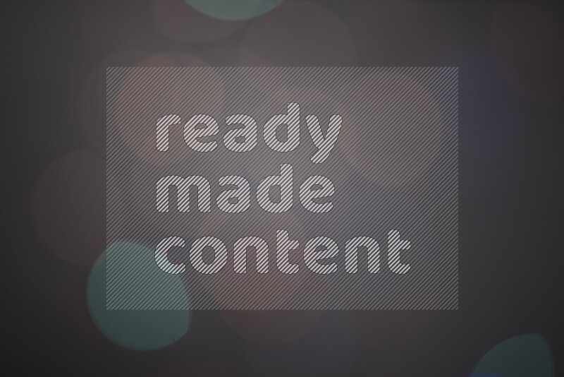 Abstract bokeh light with flare haze