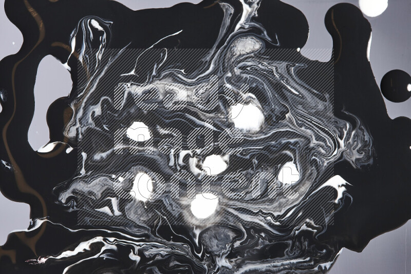 Abstract colorful background with mixed of white and black paint colors