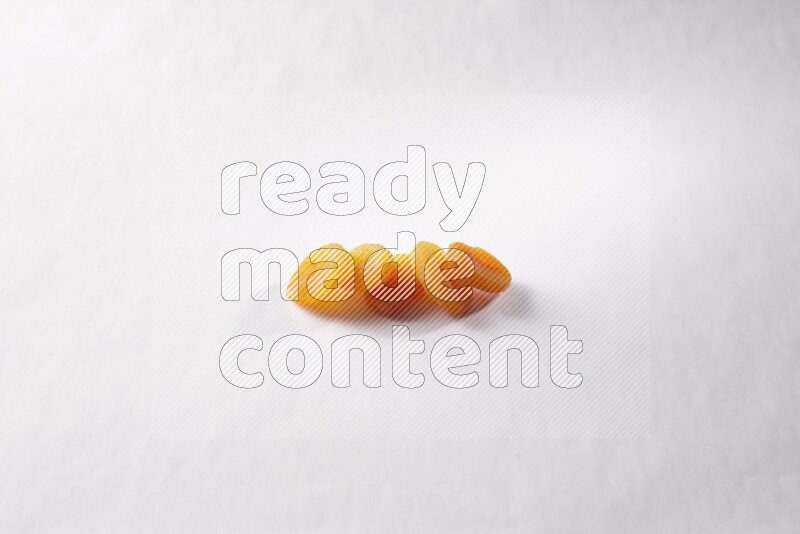 Dried apricots on white background