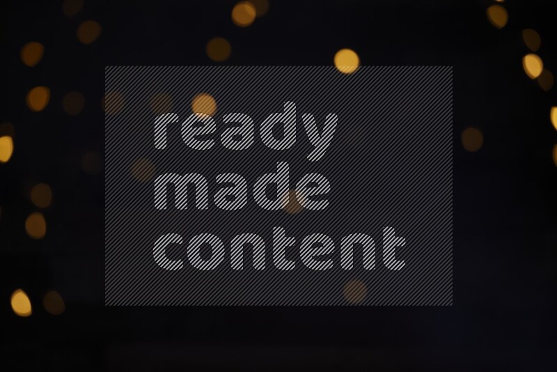 Bokeh light in yellow