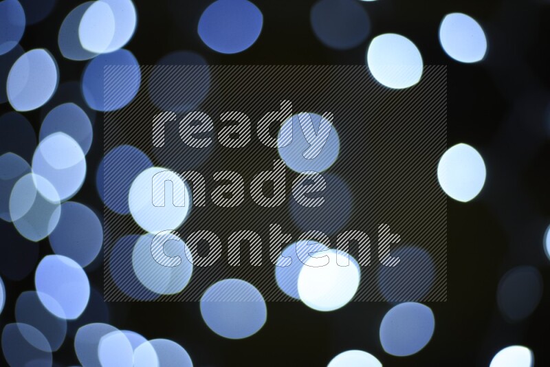 Bokeh light in white