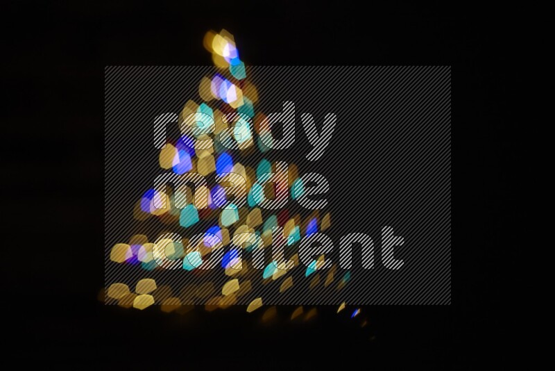 Bokeh light in geometric shape