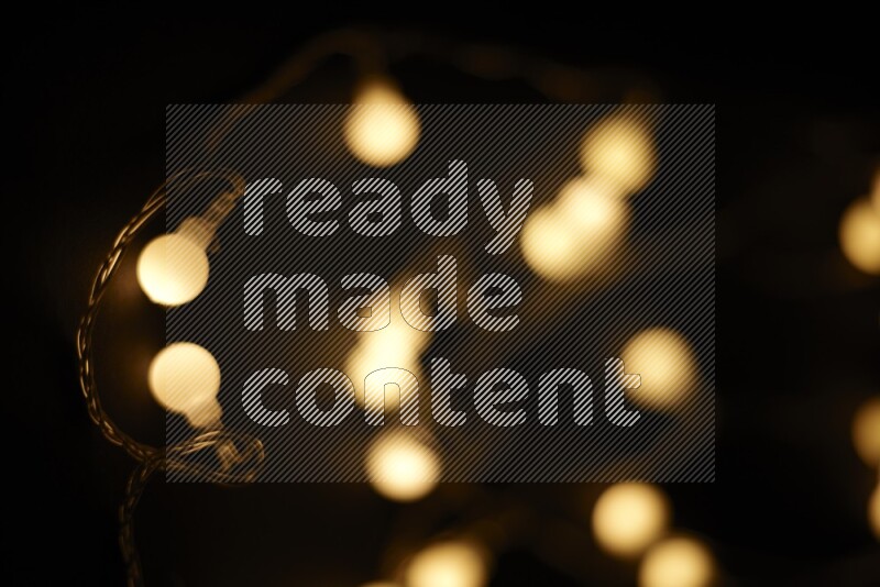 Bokeh light in yellow