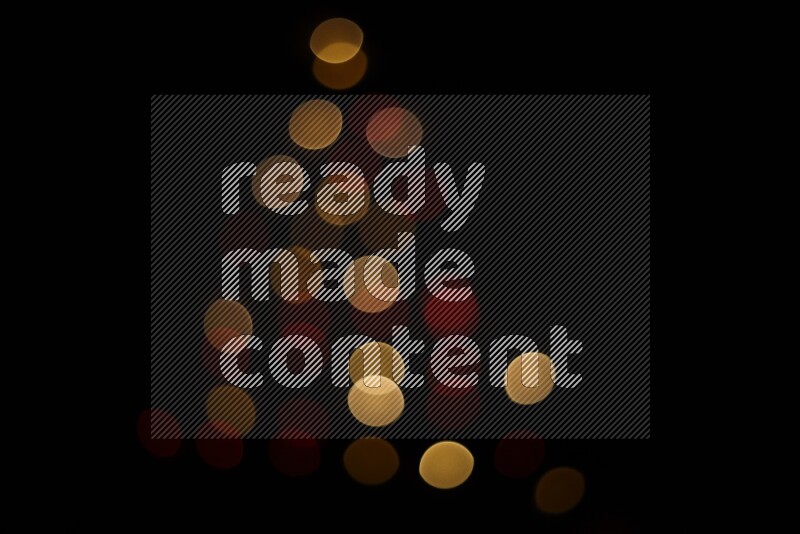 Bokeh light in multicolor