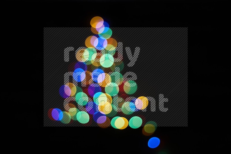 Bokeh light in multicolor