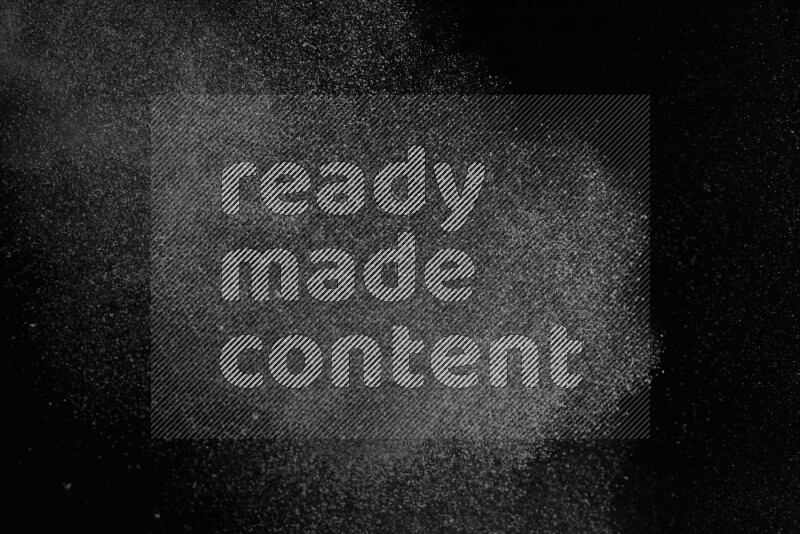 Snow spray on black background