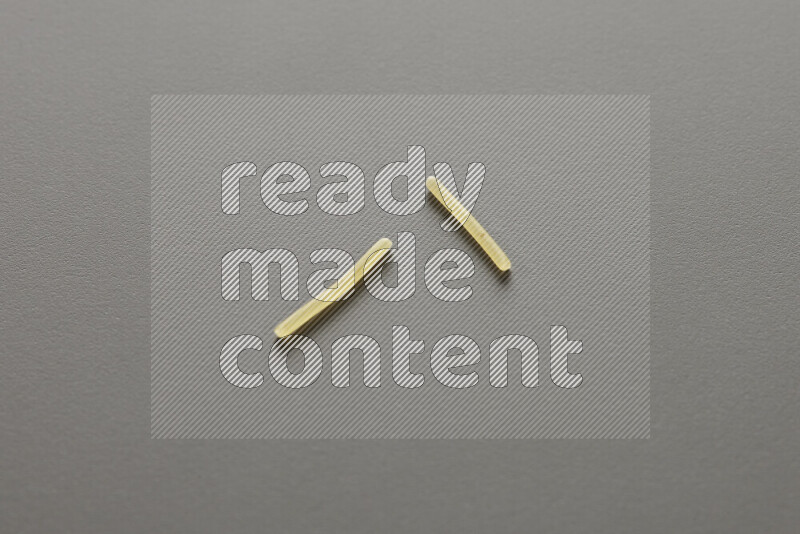 Vermicelli pasta on grey background