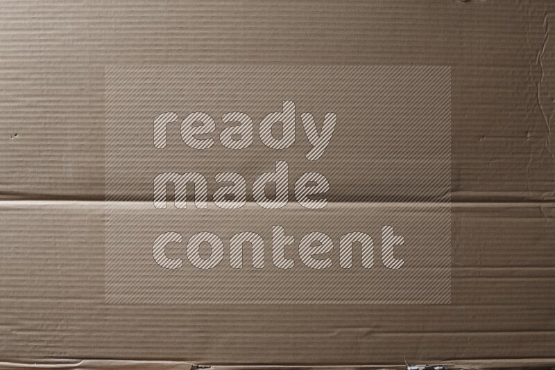 Cardboard on black background