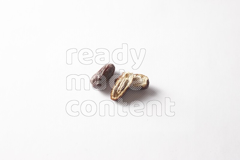 Dates on white background