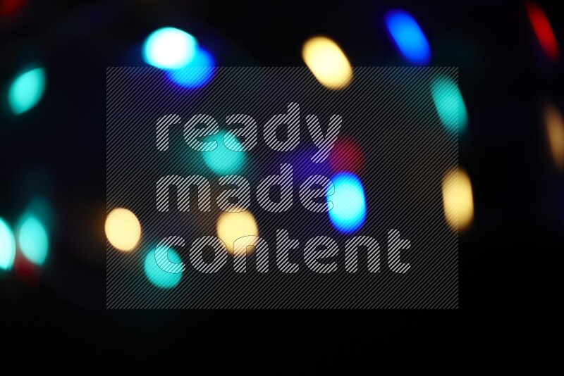 Abstract bokeh light in multicolor