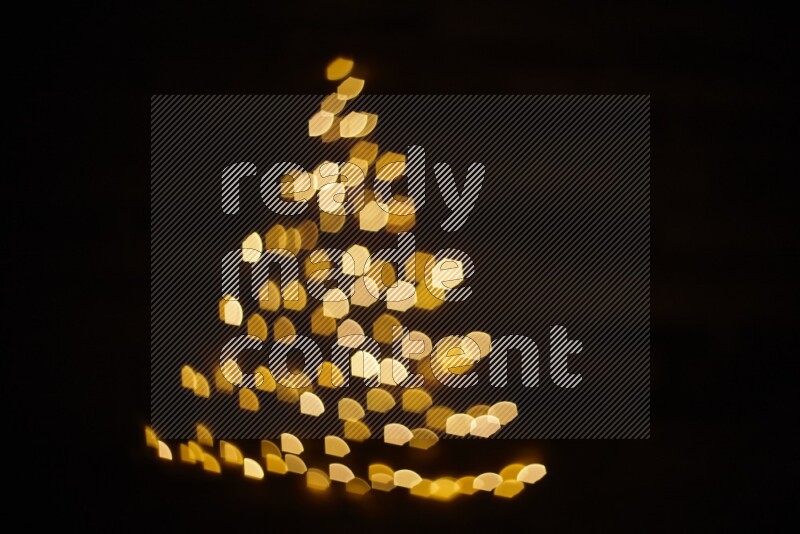 Bokeh light in geometric shape