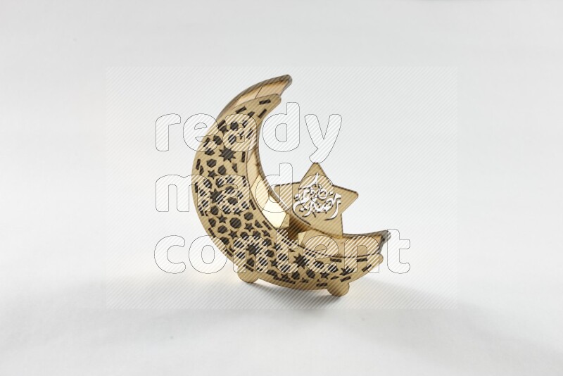 فانوس رمضان موضوع علي خلفية بيضاء