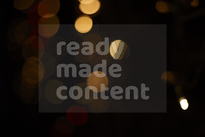 Bokeh light in yellow