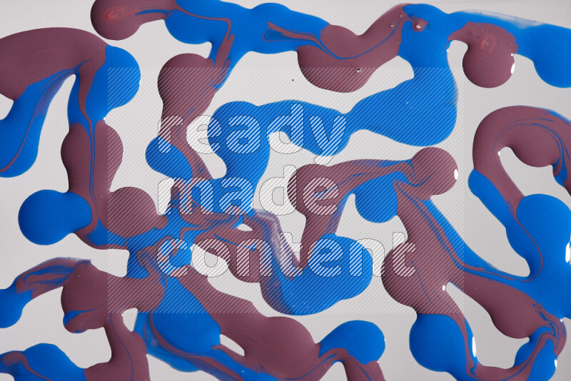 Abstract colorful background with mixed of purple and blue paint colors