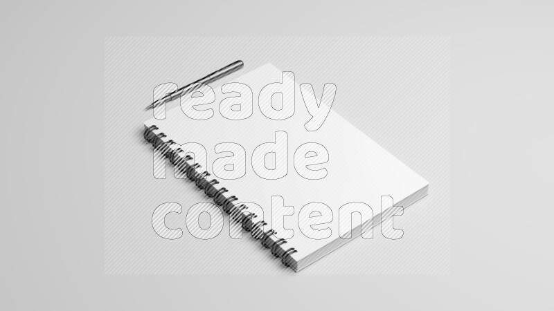 Corporate Stationery Elements, Blank White Textured Brand ID, On White Background