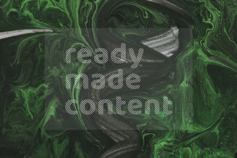 خلفية ملونة مع مزيج من ألوان الطلاء الأخضر والاسود